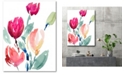 Courtside Market Tulip Study I 20" x 24" Gallery-Wrapped Canvas Wall Art